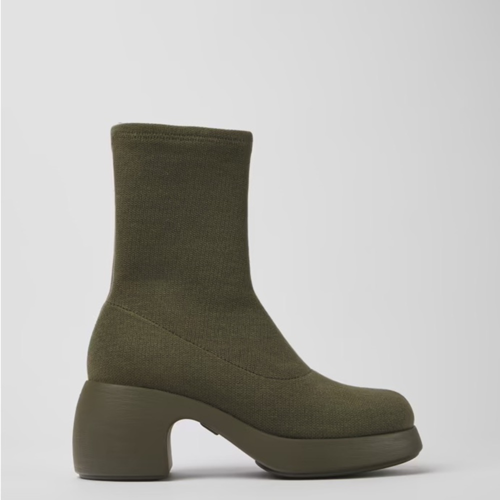 Camper Olive Green Chic and Cool Women's Boots - never worn